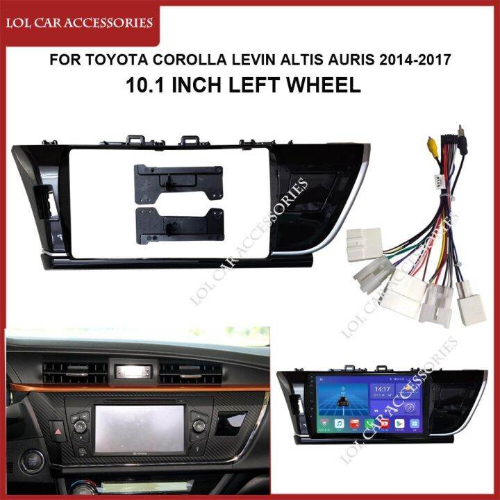 10-1นิ้วสำหรับ-toyota-corolla-levin-altis-auris-2014-2017สเตอริโอวิทยุรถยนต์-android-12-qled-gps-mp5เครื่องเล่นมัลติมีเดียหน่วยหัวต่อระบบนำทาง