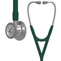 3M Littmann Cardiology IV Diagnostic Stethoscope, Standard-Finish Chest Piece, Hunter Green Tube, Stainless Stem and Headset, 27 Inch, 6155,Hunter Green Tube, Stainless Stem Hunter Green Tube Machined Stainless Steel Chestpiece Stethoscope