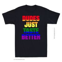 ข้อเสนอพิเศษ เสื้อยืด พิมพ์ลาย LGBT Lesbian Pride Just Taste Better Rainbow 3rd LYZH Dudes สุดฮา เหมาะกับของขวัญ สําหรับผู้ชายS-5XL