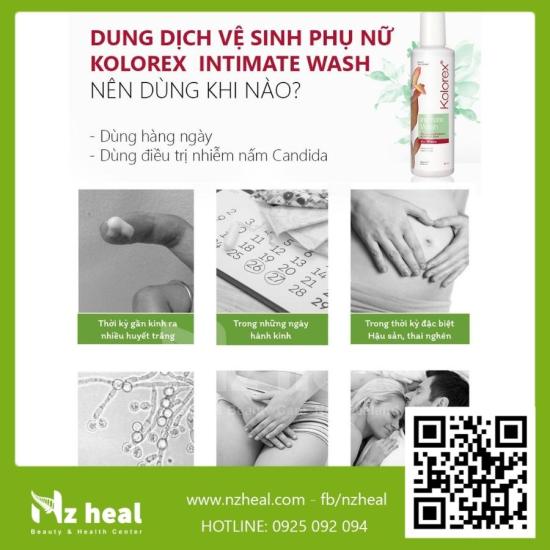 Dung dịch vệ sinh phụ nữ kolorex intimate wash 120ml - ảnh sản phẩm 4