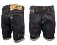 TPPJEANS DN Shorts Mens Denim Selvedge กางเกงยีนส์ขาสั้นยีนส์ผ้าดิบริมแดง ปักใบไม้ งานตัดเย็บอย่างดี ทรงสวย Size 28-44 รับชำระปลายทาง