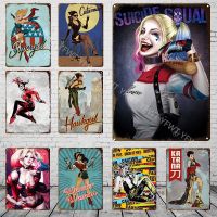 Vintage Super Girl Clown Girl Movie Poster Metal Plate Tin Sign Classic Art Metal Plaque Signs Retro Home Decor Accessories Size: 20cm X 30cm（Contact the seller, free customization）