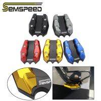 แผ่นขาตั้งข้างเท้ารถมอเตอร์ไซด์ SEMSPEED พร้อมโลโก้มอเตอร์ไซค์ CNC สำหรับฮอนด้า PCX150 PCX125 160 2021ต่อขยายแท่นวางขยายได้ใหม่ล่าสุด