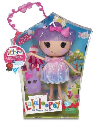 ของเล่นใหม่ Lalaloopsy Frost IC Cone คริสตัลสีม่วงสไตล์ตุ๊กตาขนาดใหญ่30ซม. รูปของเล่นสำหรับเด็กผู้หญิงเด็กคริสต์มาสของขวัญ