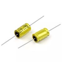 Tweeter Speaker Capacitor 6.8UF 100V 1 ตัว ต่อกับ ลำโพง Gold Non-polar Electrolytic Capacitor Crossover Capacitor