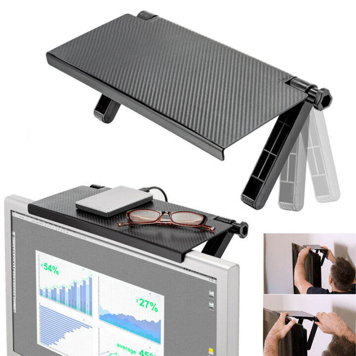 cw-computer-screen-shelf-adjustable-monitor-rack-plastic-top-screen-cket-creative-multifunctional-storage-rack-accessories