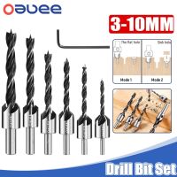 3-10mm HSS Countersink Drill Bit Set Reamer Woodworking Chamfer Boring Drill L-wrench Counterbore Hole Cutter Screw Hole Drill Drills Drivers