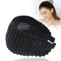 2021Winter Pineapple Style Wide Knit Bezel Hairband Women Clip Hair Accessories Girls Headband Opaska Wlosow Bandeau Femme Diademas