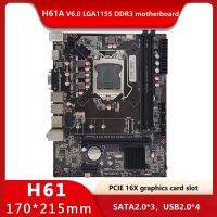 H61A V6.0 Desktop Computer Motherboard LGA1155 DDR3X2 16GB Memory Slot PCI-E 16X USB SATA2.0 Motherboard Support 1155Pin