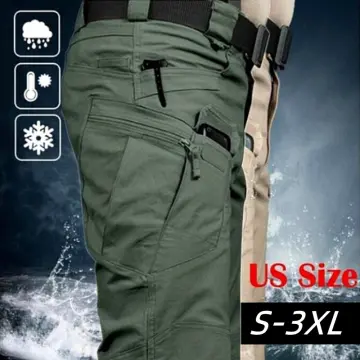 US IX8 Tactical Pants Men Military Waterproof Multiple Pockets