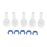 5Pcs RO Water Pipe Fitting Straight 1/4" Stem-1/4" OD Hose Connection for Water Purifiers Filters Reverse Osmosis Water Systems Pipe Fittings Accessor