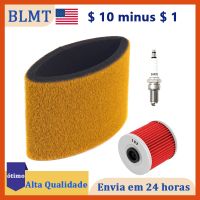 Motorcycle Intake Air Filter Cleaner amp; Oil Filter amp; Spark Plug For KAWASAKI KLF220 Bayou 220 300 1999-2004 KLF250 250 KLF300