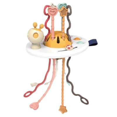 Pull String Toy Montessori Sensory Toys Pulling Toy Stimulates Visual Auditory &amp; Tactile Perception Develops Hand-Eye Coordination Fine Motor Skills for Girls elegantly