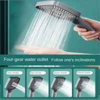 【YP】 4 Mode Adjustable Rainfall Shower  Large Showerhead Pressure Saving Mixer Accessories