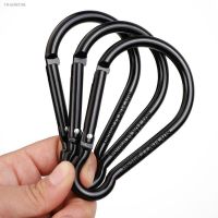 ✴☸♀ Aluminium Alloy Black Carabiners Safety Buckles Outdoor Sports Keychain Climbing Button Hiking Key Hooks 10CM