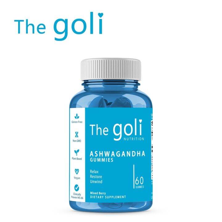 Thegoli Ashwagandha Vitamin D Gummy Improve Sleep and Mood Relieve Fatigue Stress Anxiety KSM66