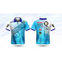 new cz shirt blue Sublimation new Polo Shirt（Contact the seller, free customization）