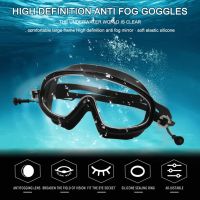 Swimming Goggles Earplug Men Women Prescription Professional Adult Swim Eyewear Waterproof Optical Diving Glasses Goggles