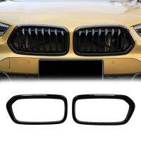 Car Front Bumper Grill Grilles Frame Cover Trim Sport Racing Grills for-BMW F39 X2 2020 2021