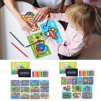 【CW】 Cards Scratch Doodle Color Early Educational Painting