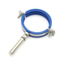 Embrace Hoop Circular Hose Clamp Expansion screw Suspension Pipe Clips Welding Nut for Tube PPR/PVC 304 Stainless Steel Pack 2