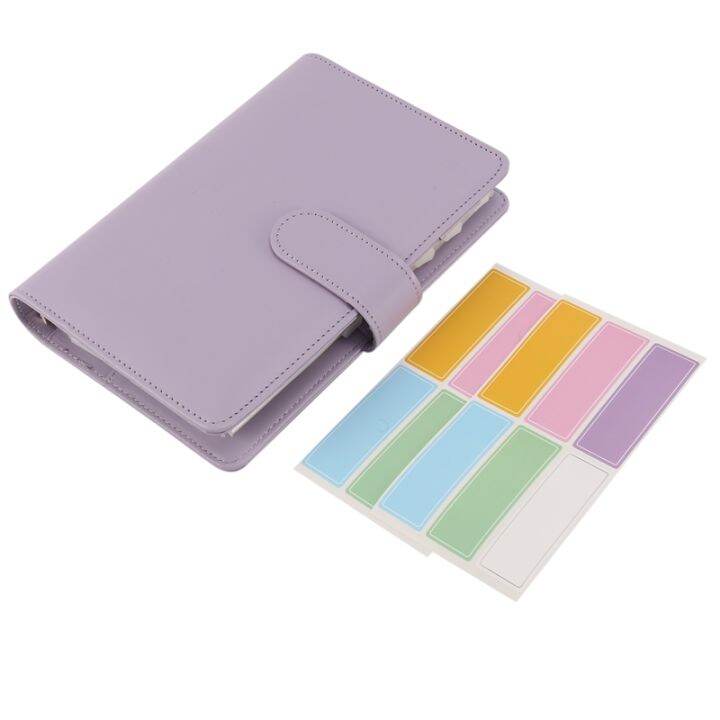 a6-binder-and-12-transparent-envelopes-system-budget-planning-notepad-binder-budget-money-envelope-cash-envelope