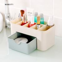 [NEW] 3Color Makeup Organizers Storage Box Plastic Cosmetic Drawers Jewelry Display Box Case Desktop Make Up Container Boxe Organizer