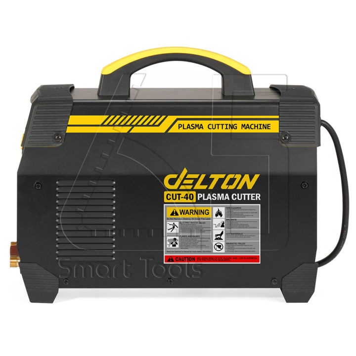 delton-เครื่องตัดพลาสม่า-ตู้ตัดพลาสม่า-non-touch-pilot-arc-plasma-cutter-ตู้เชื่อมพลาสม่า-ตัดชิ้นงานออกมาได้สวย-ไม่บิดงอ-รุ่น-cut-40-ตัดได้ทั้งเหล็ก-สแตนเลส-อลูมิเนียม-ทองแดง