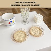 【CW】 1PC Hollow Cup Coaster Placemat Holder Dessert Plate Room decoration ins