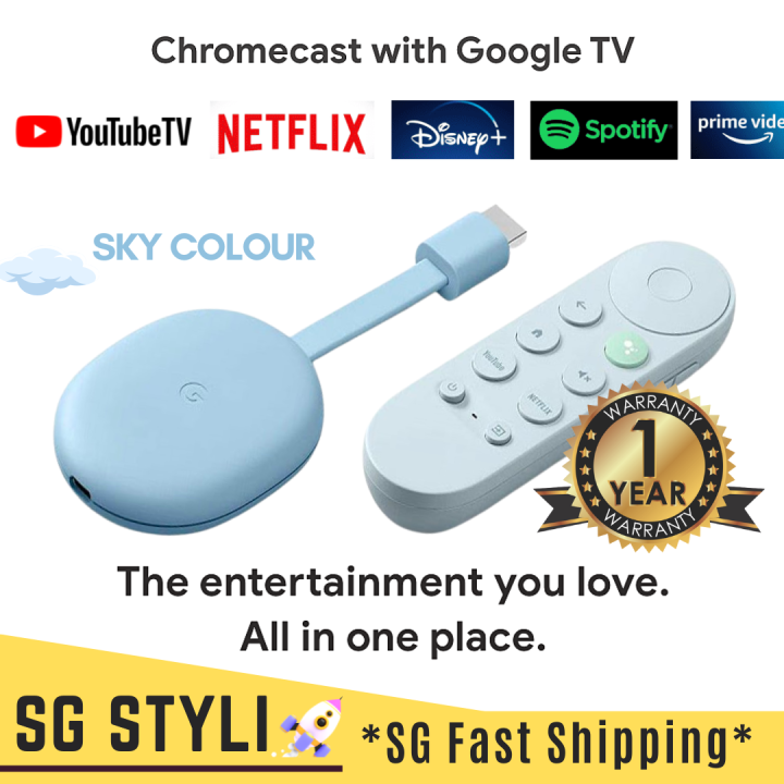 超歓迎 Chromecast Google with Google (4K) TV Chromecast (スカイ 