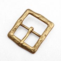 40mm Solid Brass Belt Buckle Single claw Buckle Clasp Rectangular Pin Belt Buckle for Mens Belts Leather Accessory