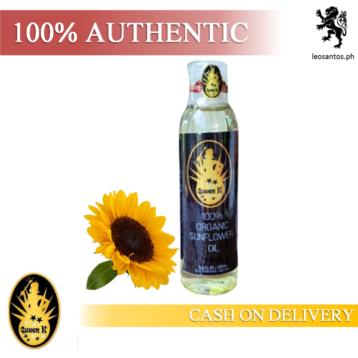 AUTHENTIC QUEEN K SUNFLOWER OIL (100ml) Lazada PH