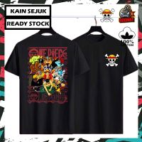 100% PREMIUM COTTON ONE PIECE V3_6 Cotton Tshirt TEE T-Shirt Men Women Streetwear Unisex Baju Lelaki Wanita Perempuan