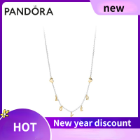 สร้อยคอแพนดอร่าเงิน 925 สร้อยคอรักแพนดอร่าไชน์ บุคลิกภาพ Pandoraˉ Necklace 925 Sterling Silver Pandoraˉ Shine Love Necklace 367818 Personality Clavicle Chain