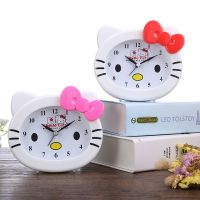 Sanrio Hello Kitty Clock Creative Hello Kitty Room Decor Childrens Bedside Alarm Clock Kawaii Products Cute Things For Girls