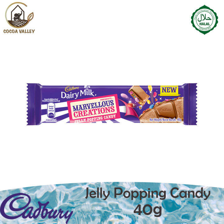 Cadbury Dairy Milk Marvellous Jelly Popping Candy 40g (MY) Lazada