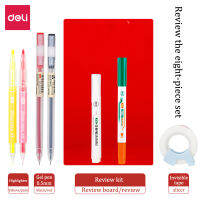 Deli Review Set, Focus Point, Highlighter Pen, Block Board, Auxiliary Endorsement Memory, Student Must-have Learning Tool