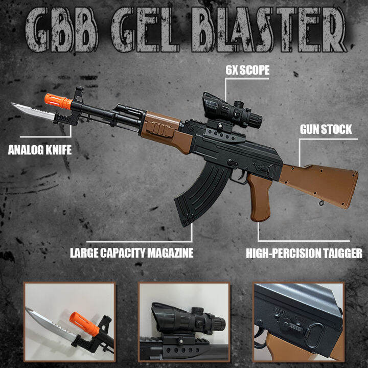 Gel Blaster Paintball Electric Orbeez Toys Gelblaster AK 47 Adjustable