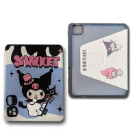 case iPad น่ารัก มีที่ใส่ปากกา 360° เคสไอแพด อะคลิริค เคส iPad gen7/gen8/gen9 10.2 หมุนตั้ง/นอนได้  เคสไอแพด Air4/Air5 10.9 ipad Pro 11 2020/2018 Air3 10.5 pro หลังใสชาร์จปากกาในช่องใส่ปากกาได้