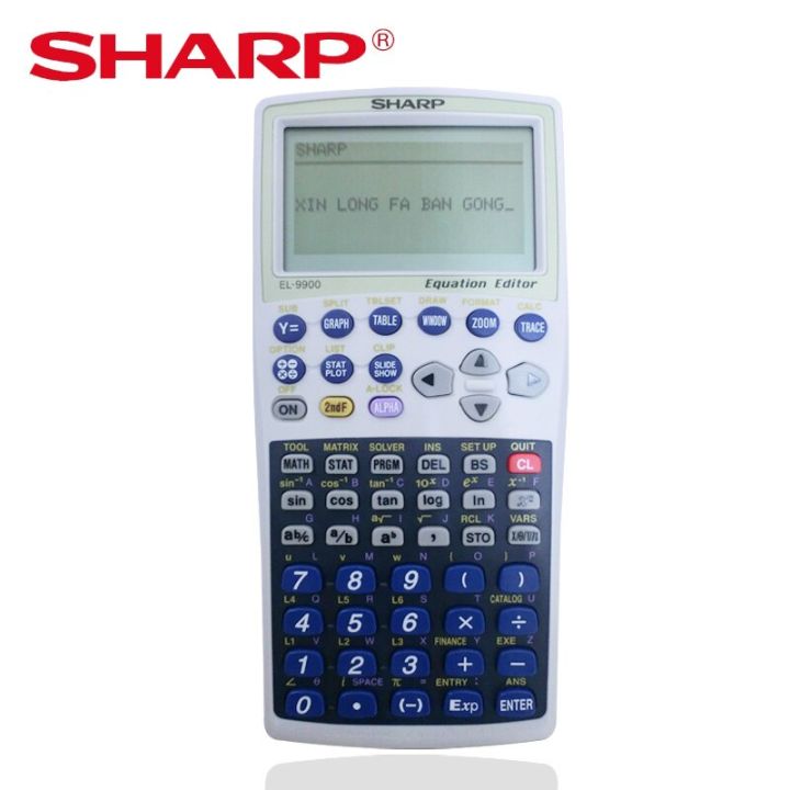 sharp-el-9900w-graphing-calculator-financial-calculation-chart-function-logic-drawing-calculator