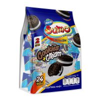 [พร้อมส่ง!!!] ซูโม่ มินิคุกกี้ไส้ครีม 10 กรัม x 24 ซองSumo Mini Cookies&amp;Cream 10g x 24 pcs
