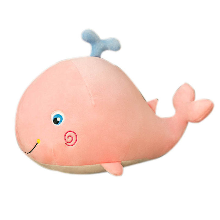 hot-ของเล่นตุ๊กตาปลาโลมาสร้างสรรค์ปลาวาฬหมอนนอนตุ๊กตาคุนตุ๊กตาบนเตียงของขวัญวันเด็กขายตรงที่กำหนดเอง