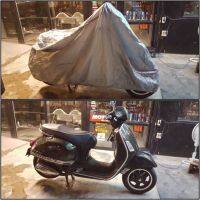 Hot Sale ผ้าคลุมรถ Vespa กันแดด กันน้ำ 100% ลดราคา ผ้าคลุมรถ ผ้าคลุมรถยนต์ ผ้าคลุมรถกันแดด ผ้าคุลุมรถไม่ติดสี