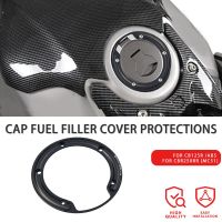 CNC Gas Oil Cap Cover Tank Pad Protector Cap Fuel Filler Cover Protections For Honda CRF1100L Africa Twin DTC CRF 2021 2022 2023