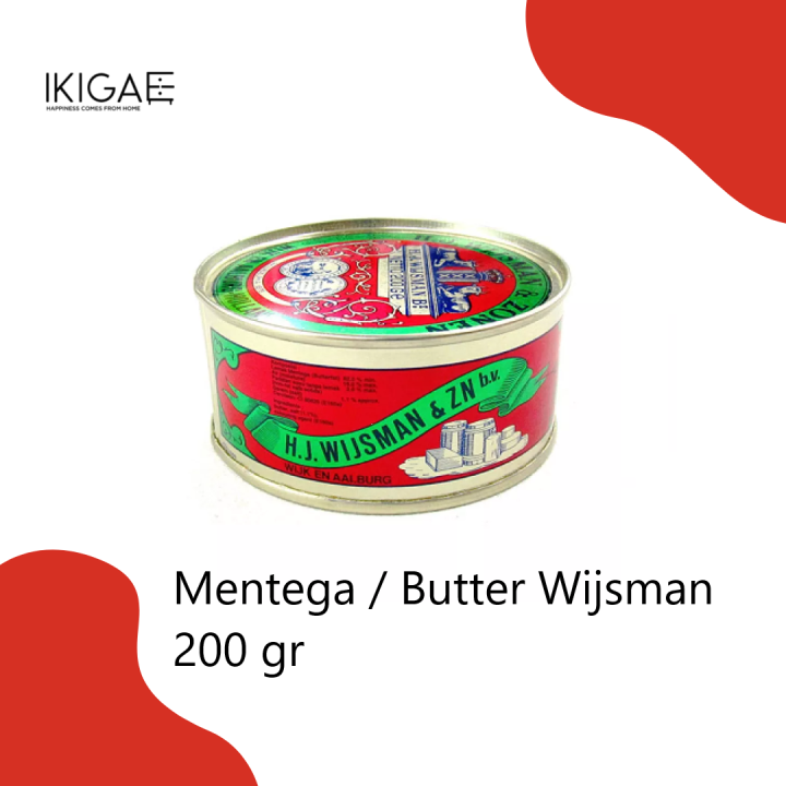 MENTEGA / BUTTER PREMIUM WIJSMAN / WISMAN 200 GR KALENG Lazada Indonesia