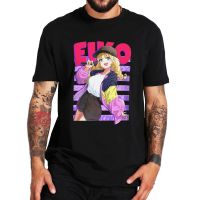 Eiko Tsukimi T Shirt Japanese Anime Paripi Koumei 2022 T-Shirt Harajuku Kawaii 100% Cotton Eu Size Streetwear Tee Shirts