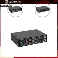 ~ BUR_ 5RCA 3-Way Component AV Switch Selector 3 in 1 Out Switcher Adapter for PS4