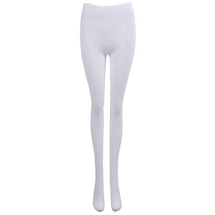 white-tender-solid-color-velvet-pantyhose-for-women