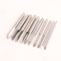 【YF】 RICHMETERS 10PCS Carving Blade Wood Chisel Tools Set Micro Head Handmade Olive Hand