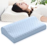 PLW หมอนรองครรภ์ Memory Foam Bedding Pillow Neck Protection Slow Rebound Shaped Maternity Orthopedic Pillow For Sleeping Pain Release 50* หมอนคนท้อง หมอนข้างคนท้อง